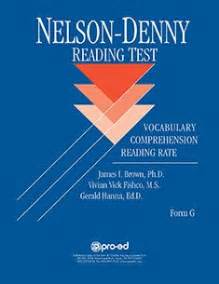 nelson-denny reading test form g test booklet package of 25|nelson denny practice test pdf.